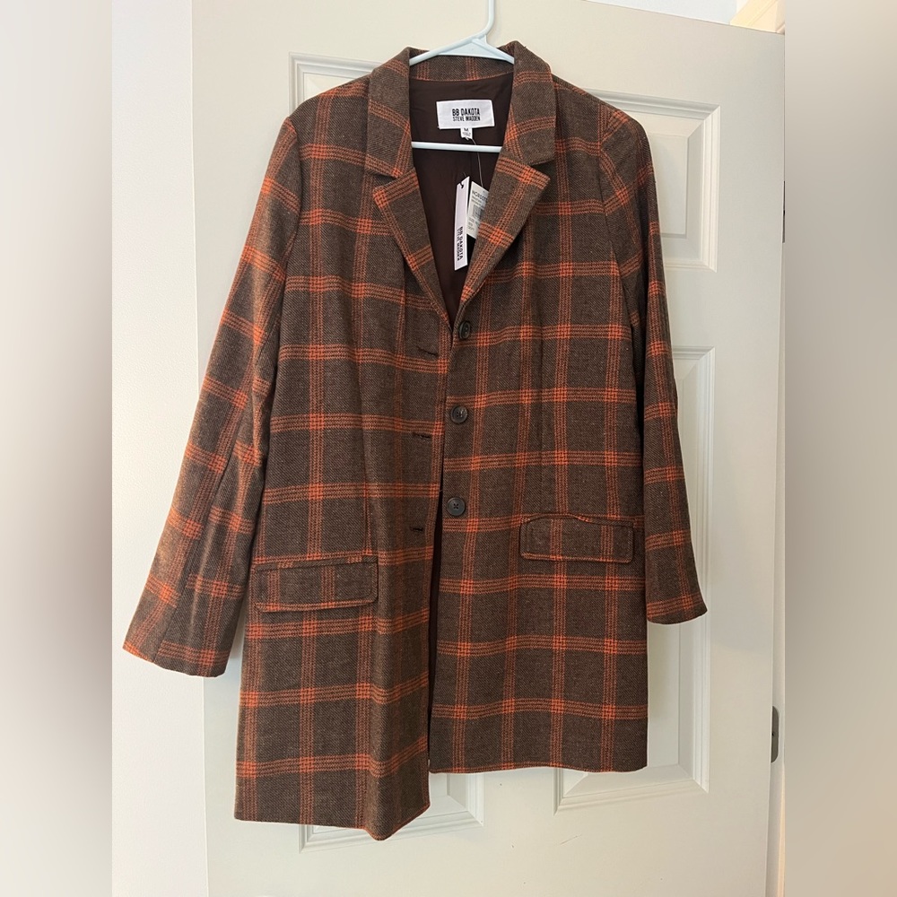 Steve Madden Trendy Long Dress Jacket